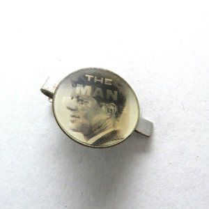 Vintage Hologram Political Pin John F Kennedy Man For The 60s, Vintage Political